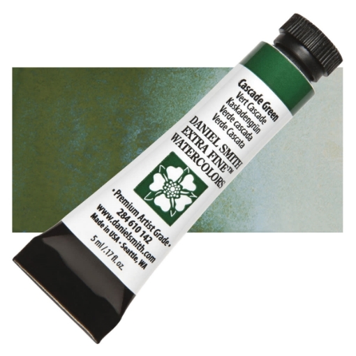 Picture of Daniel Smith Extra Fine Tubes Χρώμα Ακουαρέλας Σωληνάριο - Cascade Green