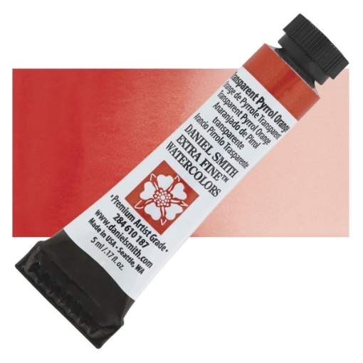 Picture of Daniel Smith Extra Fine Tubes Χρώμα Ακουαρέλας Σωληνάριο 5ml - Transparent Pyrrol Orange