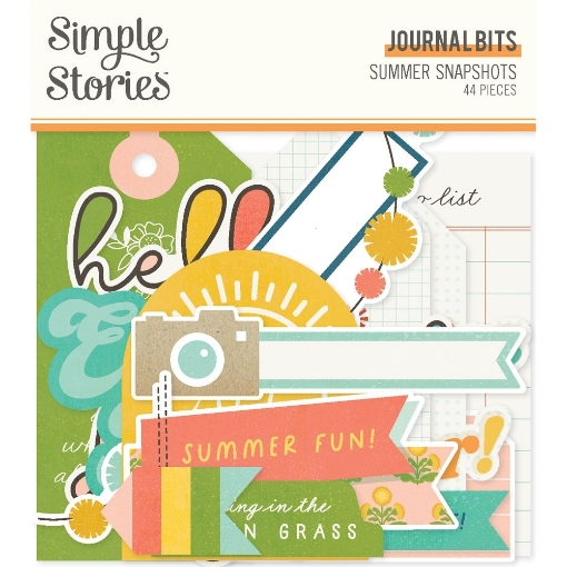 Picture of Simple Stories Διακοσμητικά Εφήμερα Journal Bits & Pieces - Summer Snapshots, 44τεμ.
