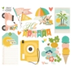 Picture of Simple Stories Διακοσμητικά Εφήμερα Big Bits & Pieces - Summer Snapshots, 15τεμ.