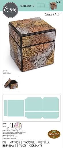 Picture of Sizzix ScoreBoards XL Μήτρα Κοπής by Eileen Hull Μήτρα Κοπής για Αποθηκευτικό Κουτί - Storage Box