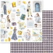 Picture of Asuka Studio Kawaii Μπλοκ Scrapbooking Διπλής Όψης 8''x8'' - Good Life Shine