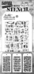 Picture of Stampers Anonymous Tim Holtz Mini Layering Στένσιλ Σετ – Set 58, 3 τεμ.