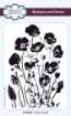 Picture of Creative Expressions Rubber Σφραγίδα Φόντου  A6 - Poppy Patch
