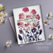 Picture of Creative Expressions Rubber Σφραγίδα Φόντου  A6 - Poppy Patch