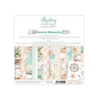Picture of Mintay Papers Paper Pack Coastal Memories 6"×6" – Μπλοκ Scrapbooking Διπλής Όψης