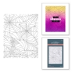 Picture of Spellbinders BetterPress Letterpress Press Plate - Spider Web Backgrounds