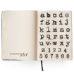 Picture of Ciao Bella Stamping Art Διάφανες Σφραγίδες 4" X 6" - Remintgon Lowercase Alphabet, 36τεμ.