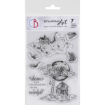 Picture of Ciao Bella Stamping Art Διάφανες Σφραγίδες 4'' x 6'' - Moonlight, 7τεμ.