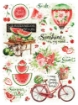 Picture of Graphic 45 Rub-On Transfers  6" x 8" - Sunshine On My Mind, 2pcs