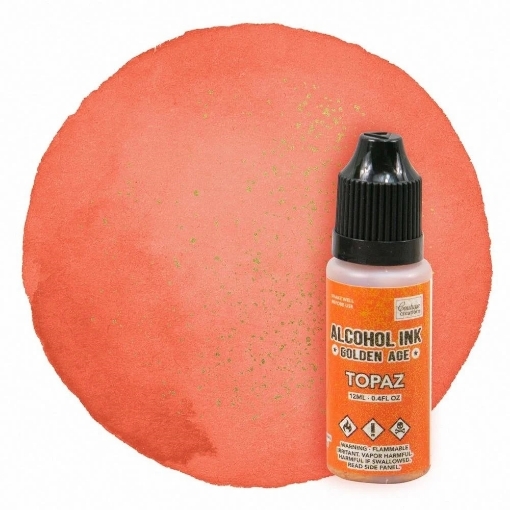 Picture of Couture Creations Golden Age Alcohol Ink | Μελάνι Οινοπνεύματος 12ml - Topaz