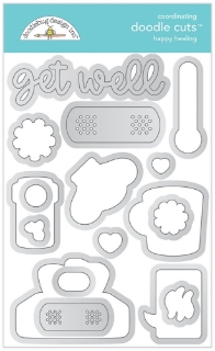 Picture of Doodlebug Doodle Cuts Dies | Μήτρες Κοπής Wish You Well, Happy Healing, 19τεμ.