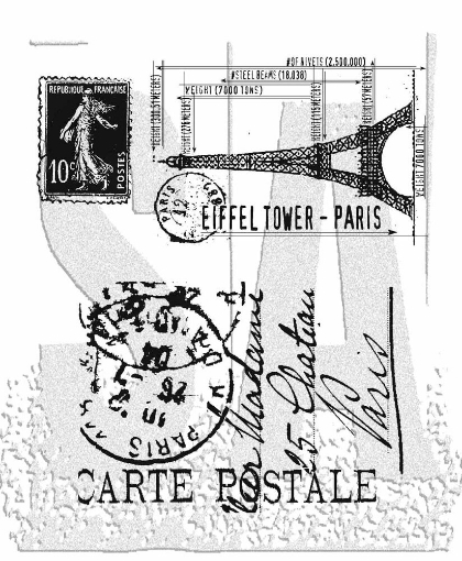 Picture of Stampers Anonymous Tim Holtz Σφραγίδες Cling CMS009 – I See Paris