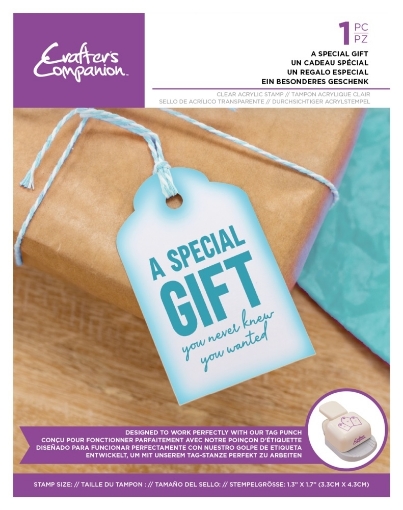 Picture of Crafter's Companion Διάφανη Σφραγίδα - Sentiment Tag, A Special Gift 
