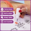 Picture of Crafter's Companion Fine Tip Glue Applicator - Απλικατέρ Κόλλας με Μεταλλικό Στόμιο Λεπτής Ροής 14ml, 2τεμ.