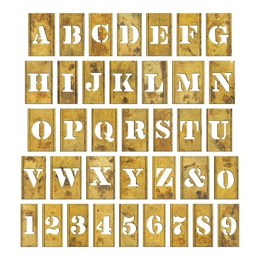 Picture of Tim Holtz Idea-Ology Stencil Chips Mini, 37pcs