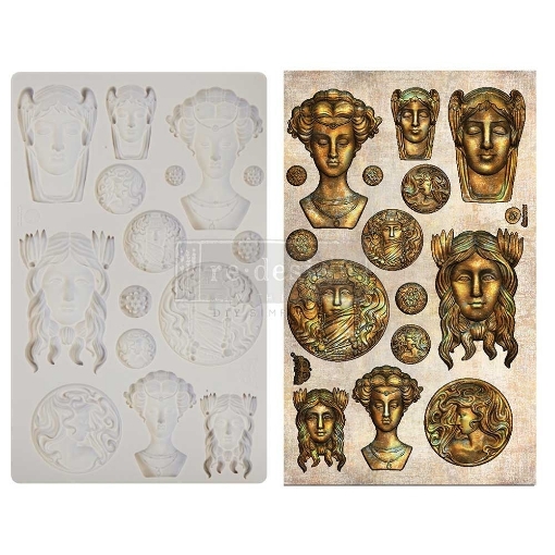 Picture of Finnabair Imaginarium Decor Moulds Καλούπι Σιλικόνης 5" x 8" - Vintage Portraits