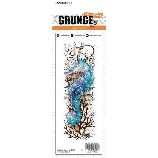 Picture of Studio Light Grunge Διάφανη Σφραγίδα - Seahorse