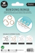 Picture of Studio Light Essentials Binding Rings Κρίκοι Βιβλιοδεσίας - Old Gold, 12τεμ. 