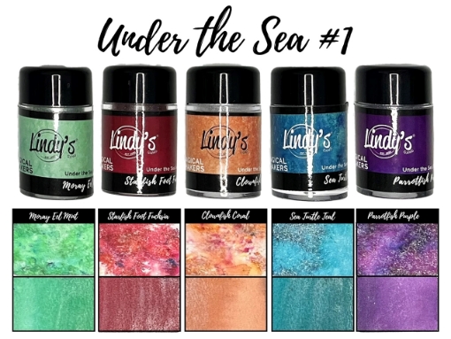 Picture of Lindy's Stamp Gang Magical Shaker 2.0 10gr - Under the Sea 1, 5pcs