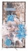 Picture of Studio Light Jenine's Mindful Art Vintage Christmas Organza Ribbon & Hemp Cord Κορδέλες από Οργάνζα και Γιούτα - Blue,  4τεμ.