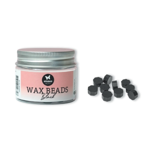 Picture of Studio Light Κερί για Σφραγίδες – Wax Beads 30g “Black” 🖤