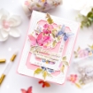 Picture of Pinkfresh Studio Clear Stamps | Διάφανες Σφραγίδες με Floral Σχέδιο - Artsy Floral, 6 τεμ.