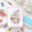 Picture of Pinkfresh Studio Clear Stamps | Διάφανες Σφραγίδες με Floral Σχέδιο - Artsy Floral, 6 τεμ.