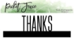 Picture of Picket Fence Studios Topper Μήτρα Κοπής 2" x 6" - Thanks