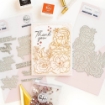 Picture of Pinkfresh Letterpress & Hot Foil Press Plate - Μήτρες Κοπής και Χρυσοτυπίας - Camelias, 2τεμ
