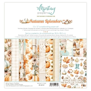 Picture of Mintay Papers Συλλογή Scrapbooking Διπλής Όψης 12" X 12" - Autumn Splendor