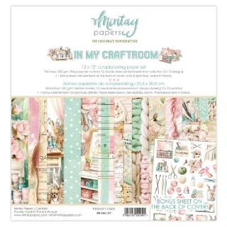 Picture of Mintay Papers Χαρτιά Scrapbooking Διπλής Όψης 12''x12'' - In My Craftroom