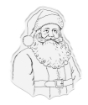 Picture of Crafter's Companion Διάφανη Σφραγίδα - Christmas Rose, Santa Claus