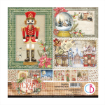 Picture of Ciao Bella Patterns Pad Μπλοκ Scrapbooking Διπλής Όψεως 8” x 8” - The Nutcracker