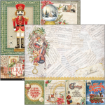 Picture of Ciao Bella Patterns Pad Μπλοκ Scrapbooking Διπλής Όψεως 8” x 8” - The Nutcracker