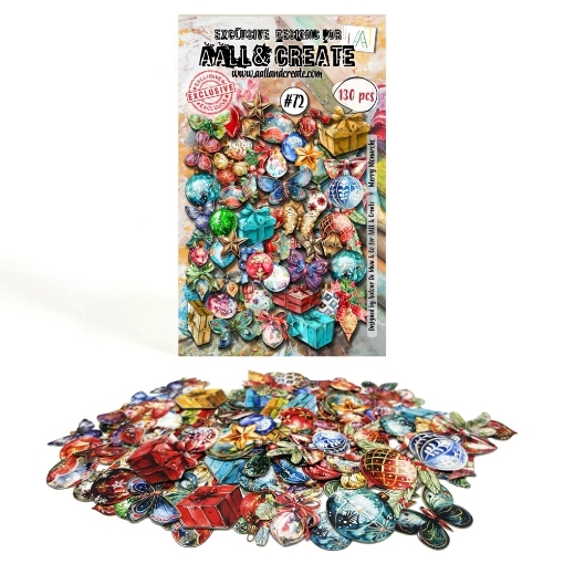 Picture of Aall and Create Die-Cuts Nr. 72 Merry Monarchs - Διακοσμητικά Εφέμερα