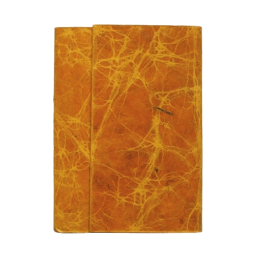 Picture of Lamali Bondo Petit Χειροποίητο Mixed Media Journal με Διαφορετικά Χαρτια 11 x 15cm - Πορτοκαλί