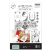 Picture of Re-Design with Prima Decor Διάφανες Σφραγίδες - Whimsical Christmas, Santa's Helper Tags, 18τεμ.