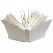 Picture of Lamali Liasse Χειροποίητο Art Journal 100% Βαμβάκι 12 x 18 cm - Λευκό,  180 σελ., 120gsm