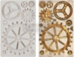 Picture of Finnabair Imaginarium Decor Mould 5" x 8" – Large Gears – Καλούπι Σιλικόνης με Steampunk Γρανάζια