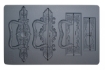 Picture of Prima Memory Hardware Decor Moulds Καλούπι Σιλικόνης 5'' x 8'' - Marguerite Hardware