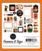 Picture of Carta Bella Cardstock Διακοσμητικά Εφήμερα - Halloween Fun, Frames & Tags, 34τεμ.
