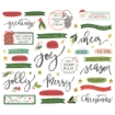 Picture of Simple Stories Διακοσμητικά Εφήμερα Bits & Pieces - Santa's Village, Sentiment Bits, 48τεμ