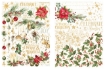 Picture of Graphic 45 Rub-Ons Φύλλο Μεταφοράς Εικόνας 6'' x 8'' - Merry & Bright, 2τεμ.
