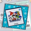 Picture of Polkadoodles Gnome Naughty or Nice Χριστουγεννιάτικες Διάφανες Σφραγίδες – 12 Τεμ.