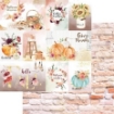 Picture of Memory Place Kawaii Μπλοκ Scrapbooking Διπλής Όψης 6''x6'' - Autumn Wishes