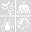 Picture of Crafter's Companion Στένσιλ - Vintage Halloween, Halloween, 4τεμ.