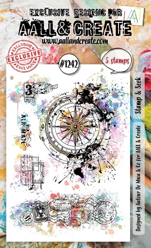 Picture of Aall and Create Διάφανες Σφραγίδες - Nr 1242 Stamp & Seek, 5τεμ.