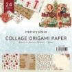 Picture of Memory Place Kawaii Χαρτιά Origami & Κολάζ 6''x6'' - Merry & Bright, 24τεμ.