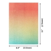 Picture of Tonic Studios Craft Perfect Ombre Glitter Cardstock Ειδικά Χαρτιά Για Kατασκευές & Die Cutting 8.5"X11" - Mermaid Shimmer, 5τεμ.